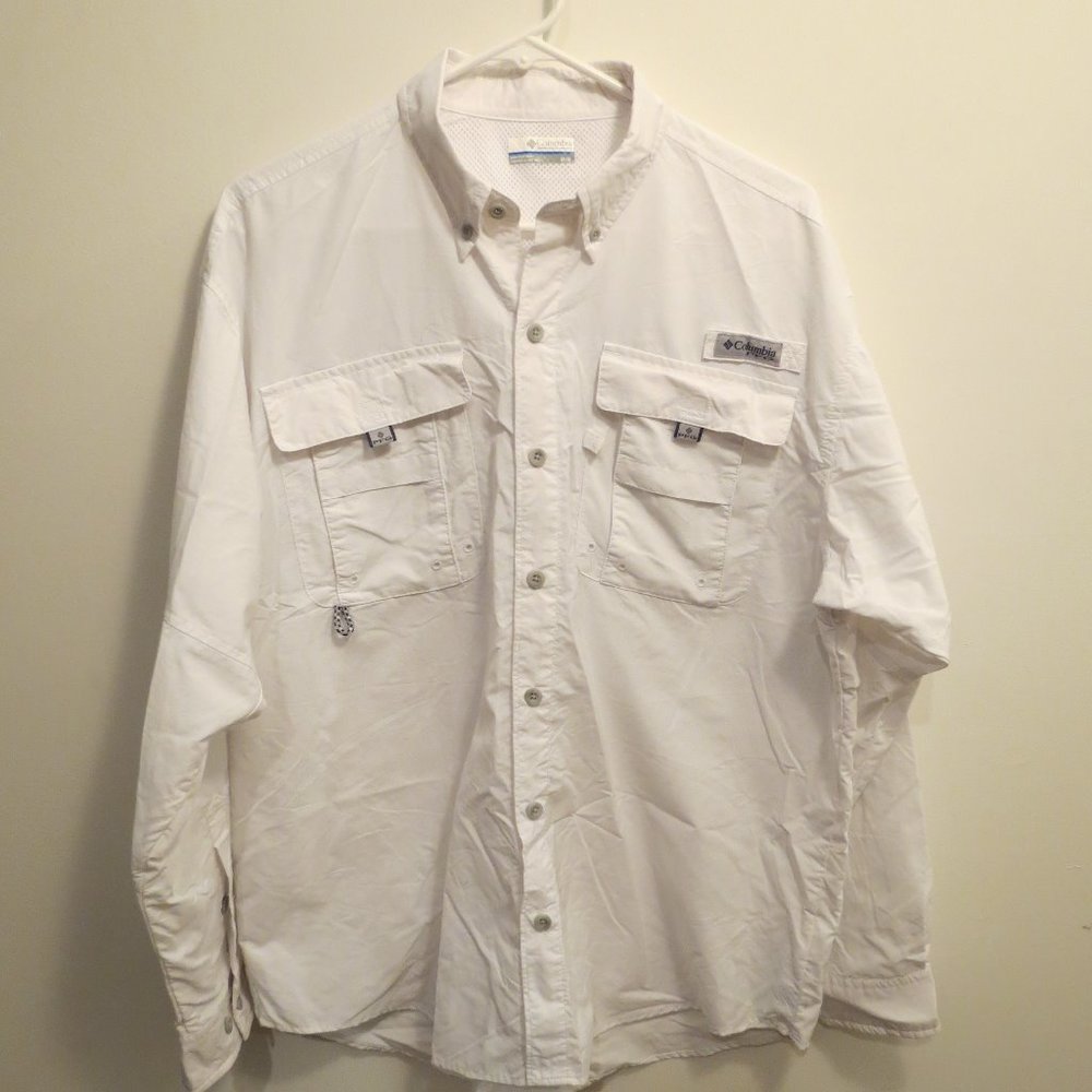 Columbia PFG Mens Fishing Shirt Outdoor Shirt